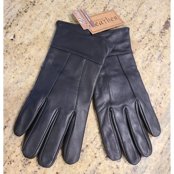 New! Women's Size L/XL Sheepskin Soft Leather 9.5" Wool Lined Gloves - Picture 1 of 11